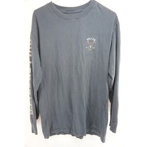 Sullen Art Co Mens Long Sleeve‎ Graphic T Shirt Eagle Skull Moth Art Driven M